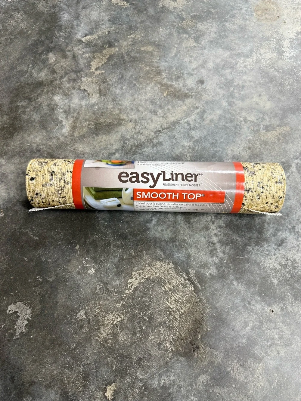 Duck EasyLiner Smooth Top 12x10 Beige Granite Shelf Liner Roll